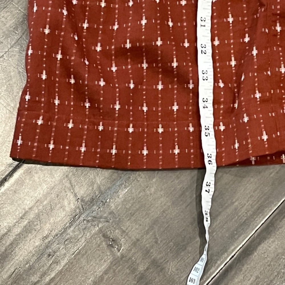 Madewell Jacquard-Doleman Mini Dress Rust - Picture 5 of 8
